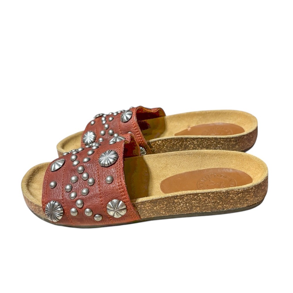 Penelope Chilvers Sol Stud Leather Slides - Picture 3 of 9